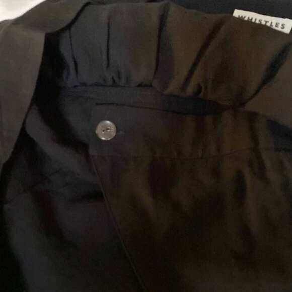 NWOT Like New Whistles Lara Button Black Jumpsuit Size UK 10/ US6 - Picture 7 of 11